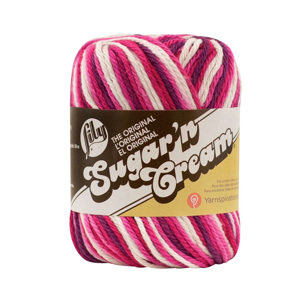Lily Sugar'N Cream Love Yarn - 6 Pack of 57g/2oz - Cotton - 4 Medium  (Worsted) - 95 Yards - Knitting/Crochet